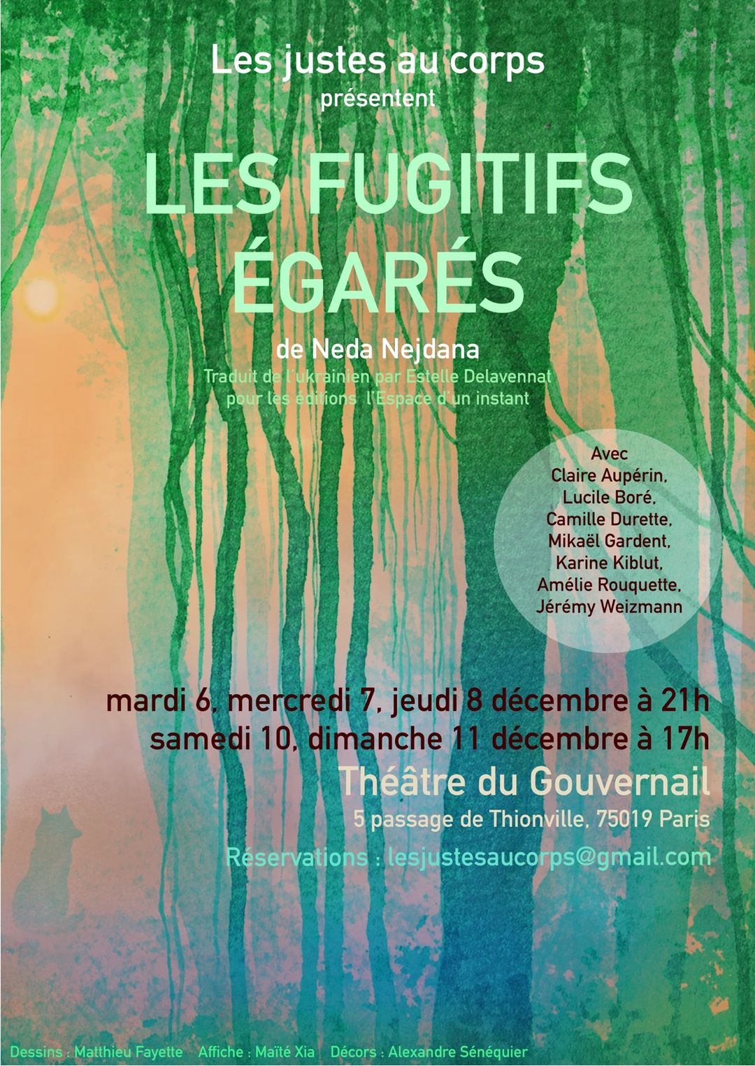 Les fugitifs egares_afiche